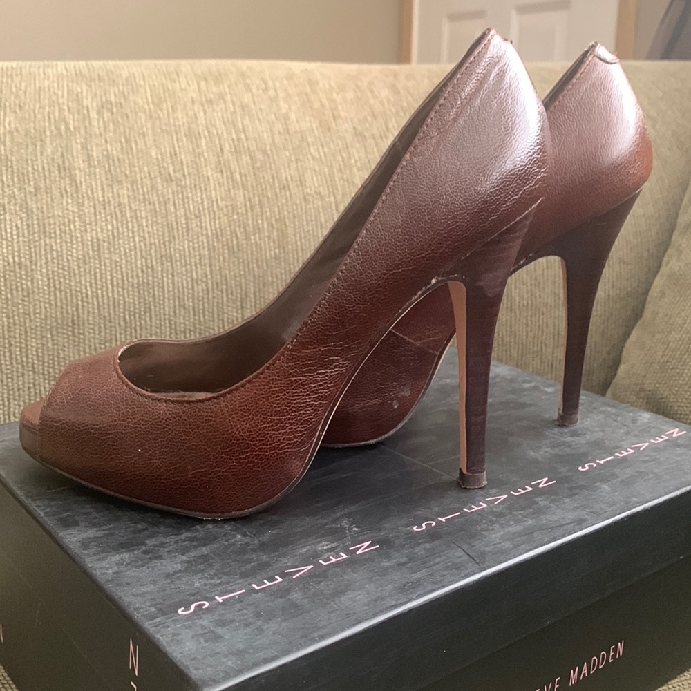 Steven- Brown “Forsake” Heels size 7